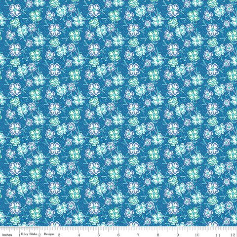 FELICITY POLKA PETALS BLUE