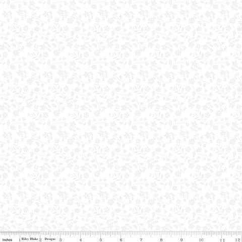FELICITY SPRIGS WHITE-ON-WHITE