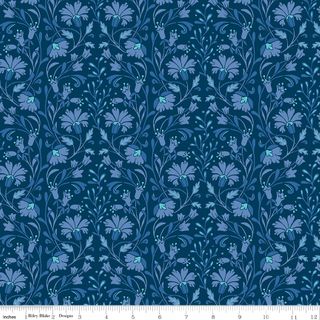 FELICITY TANGLED VINES BLUE