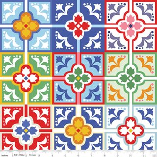 GOOD TOGETHER 107/108" WIDE BACK TILES MULTI