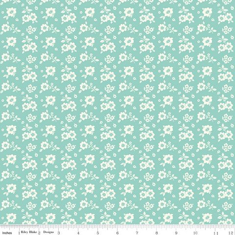 BAYROSE COTTAGE WILD FLOWERS AQUA