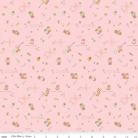 DIARY IN STITCHES SEWING BOX PINK