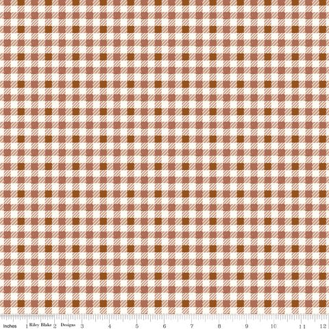DIARY IN STITCHES PLAID BROWN