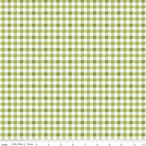 DIARY IN STITCHES PLAID GREEN