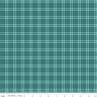 FLUTTER & BLOOM PICNIC PLAID TEAL