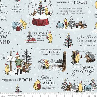 WINNIE-THE-POOH CHRISTMAS HOLIDAY QUOTES POWDER