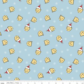 WINNIE-THE-POOH CHRISTMAS SANTA POOH JUMBLE BLUE