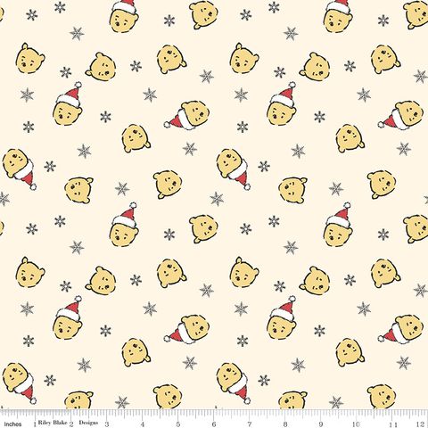 WINNIE-THE-POOH CHRISTMAS SANTA POOH JUMBLE CREAM