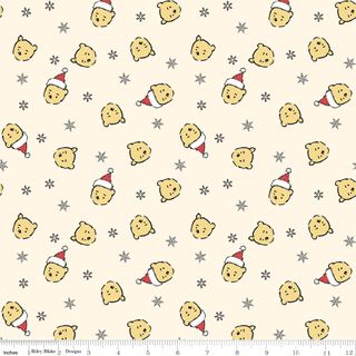 WINNIE-THE-POOH CHRISTMAS SANTA POOH JUMBLE CREAM