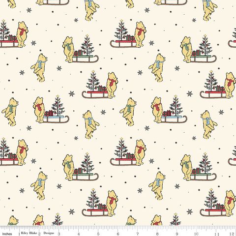 WINNIE-THE-POOH CHRISTMAS SLEDS CREAM