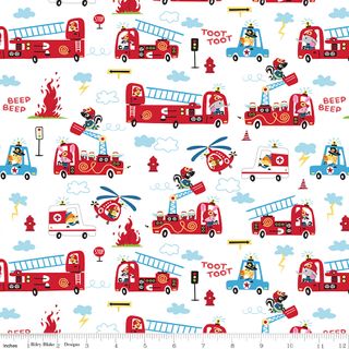 TO THE RESCUE TOOT TOOT BEEP WHITE