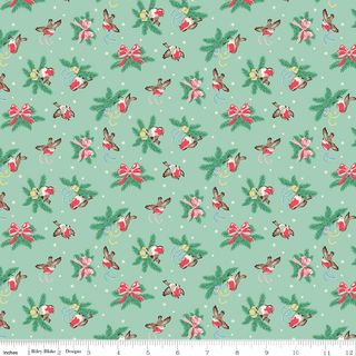 MAKE MERRY BIRDS SEAFOAM