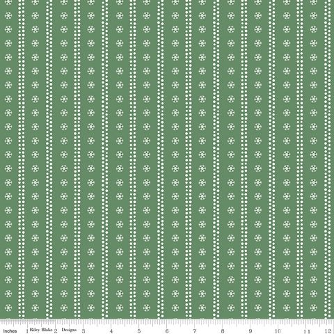 WINNIE-THE-POOH CHRISTMAS STRIPES GREEN