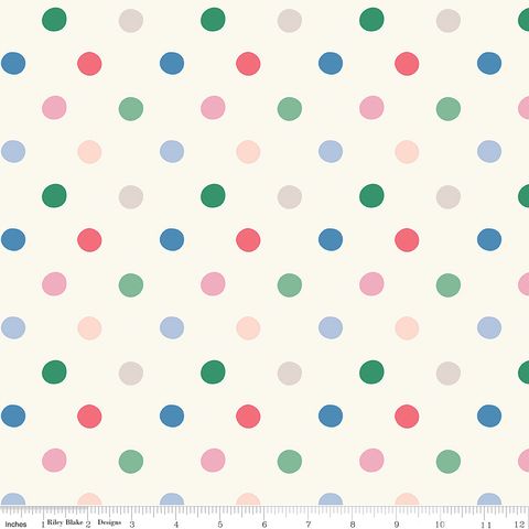MAKE MERRY 107/108" WIDE BACK DOT MULTI