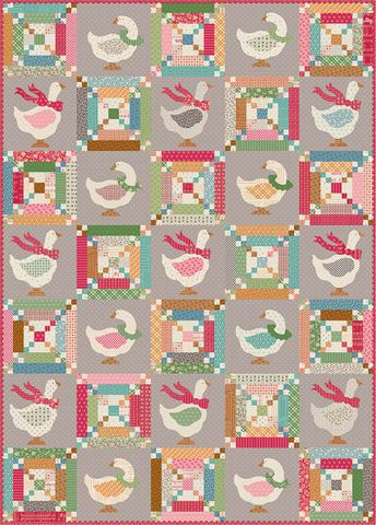HOME TOWN HOLIDAY 2 CHRISTMAS GEESE QUILT STORE DI