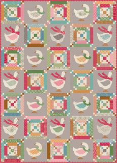 HOME TOWN HOLIDAY 2 CHRISTMAS GEESE QUILT STORE DI