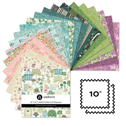 VICTORIAN GARDEN 10" SQUARE