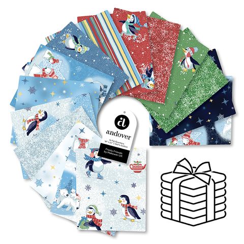 FROSTY FRIENDS FAT QUARTER