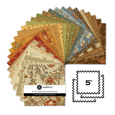 AUTUMN TAPESTRY 5" SQUARE