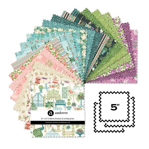 VICTORIAN GARDEN 5" SQUARE