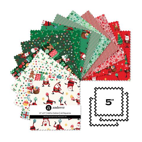 READY SET SANTA 5" SQUARE
