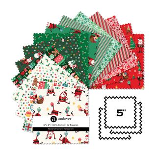 READY SET SANTA 5" SQUARE