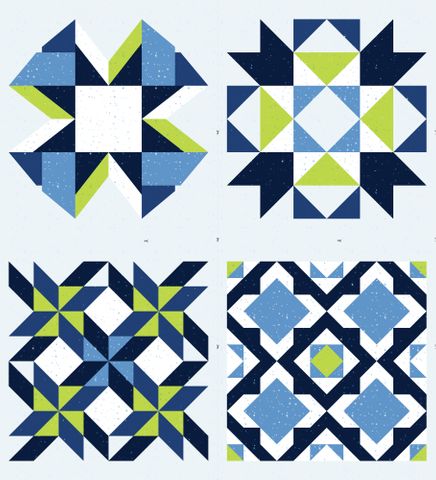 QUILT WIZARDRY 102 OCEAN PANEL