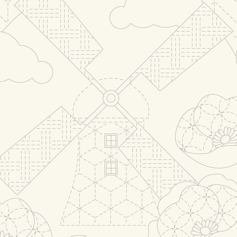 LITTLE SCENES SASHIKO NATURAL