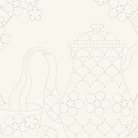 TEATIME SASHIKO NATURAL