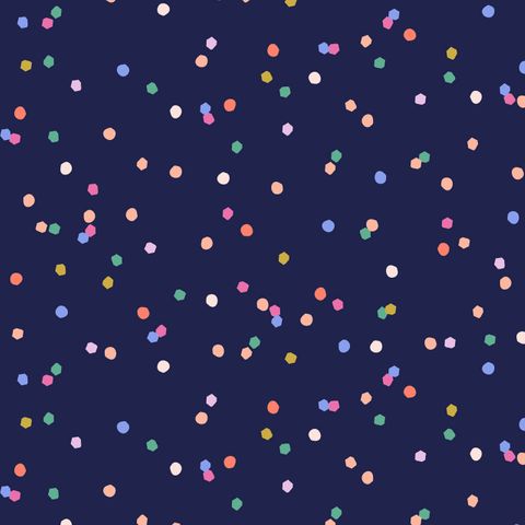 LUCKY CHARMS CONFETTI NAVY