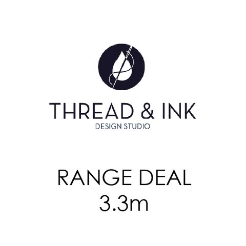 RANGE DEAL COUNTRY SEWING 8 SKUS 3.3MT