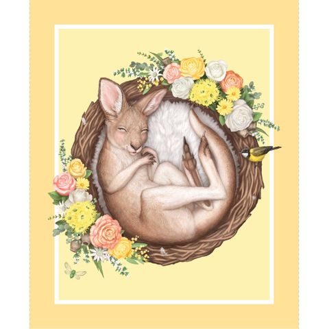 NATIVE NURSERY  COT PANEL