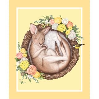 NATIVE NURSERY  COT PANEL