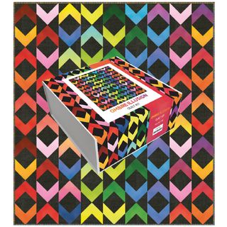 QUILT KIT OMBRE ILLUSION BLACK 63*68"