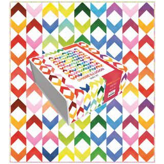 QUILT KIT OMBRE ILLUSION WHITE 63*68"