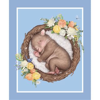 NATIVE NURSERY  COT PANEL