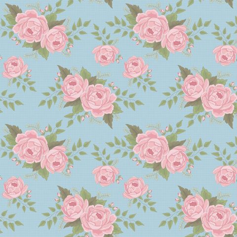 MOLLY & MAY PEONY ROSE BLUE