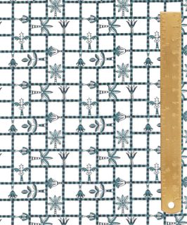 TANA LAWN AW26 PALM TRELLIS