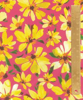 TANA LAWN GARDEN MELODY WATERCOLOUR PETALS