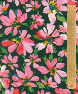 TANA LAWN GARDEN MELODY WATERCOLOUR PETALS