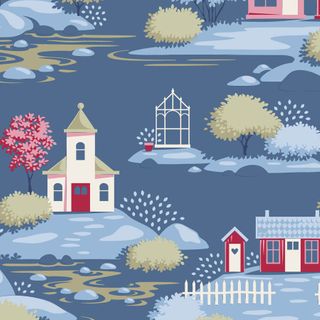 TILDA VILLAGE LIFE BLUE