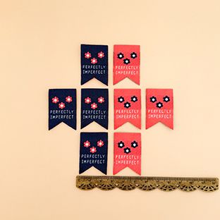 MINKI KIM PERFECTLY IMPERFECT WOVEN LABELS