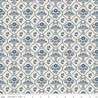 DENIM & DAISY 107/108" WIDE BACK WALLPAPER DENIM