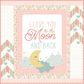 LOVE YOU TO THE MOON CORAL PANEL QUILT KIT - LOVE