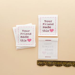 MINKI KIM FRIEND MADE COTTON LABELS