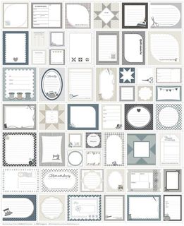 RILEY BLAKE DESIGNS 35 1/2" X 43 1/2" QUILT LABELS