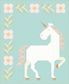 UNICORN GARDEN QUILT KIT - LITTLE POSIES