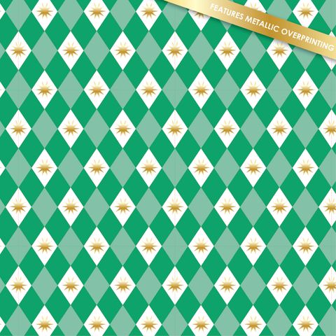 HOLLY JOLLY DIAMONDS METALLIC