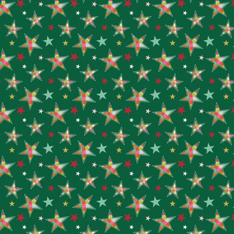 HOLLY JOLLY CHECKERED STARS