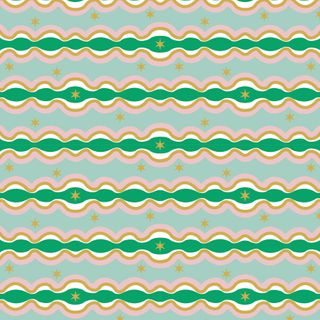 HOLLY JOLLY BAUBLE STRIPE METALLIC